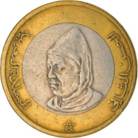 Monnaie, Maroc, Al-Hassan II, 10 Dirhams, 1995, Paris, TTB, Bi-Metallic, KM:92 - Maroc