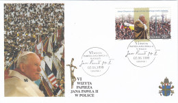 POLAND Cover 5-32,popes Travel 1999 - Papi