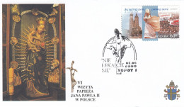 POLAND Cover 5-33,popes Travel 1999 - Papi