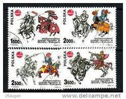 POLAND 1993 MICHEL No: 3439 - 3442 USED - Oblitérés