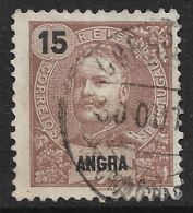 Angra – 1897 King Carlos 15 Réis Used Stamp - Angra