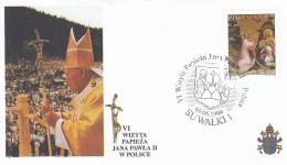 POLAND Cover 5-42,popes Travel 1999 - Papi