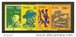 POLAND 1991 MICHEL NO: 3357-3360 USED - Usados