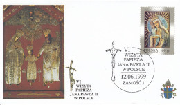 POLAND Cover 5-48,popes Travel 1999 - Papi