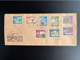 PITCAIRN ISLANDS 1963 COVER WITH DEFINITIVE STAMPS 11-08-1963 - Pitcairn Islands