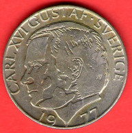 Svezia - Sverige - Sweden - 1977 - 1 Krona - SPL/XF - Come Da Foto - Suède