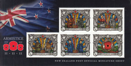 2018 New Zealand Armistice WWI World War I Military History MNH @ BELOW FACE VALUE - Ongebruikt