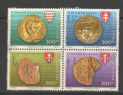 Hongarije  2022 Mi 6289-6290-6292-6293, In Blok,  Hele Hoge Waarde,  Gestempeld - Used Stamps