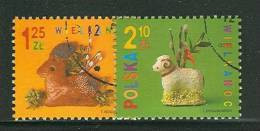 POLAND 2004 MICHEL NO 4099-4100  USED - Used Stamps