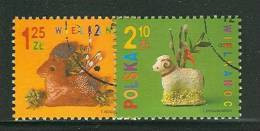 POLAND 2004 MICHEL NO 4099-4100  USED - Gebraucht