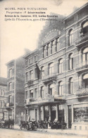 BELGIQUE - Hotel Pour Voyageurs - Propriétaire Schoenmackers - Gare D'etterbeck - Carte Postale Ancienne - Etterbeek