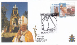 POLAND Cover 5-51,popes Travel 1999 - Papi