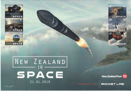2018 New Zealand In Space  VERY LARGE  Sheet Of 6 MNH @ BELOW FACE VALUE  ** Tiny Bump Bottom Left Corner ** - Nuovi