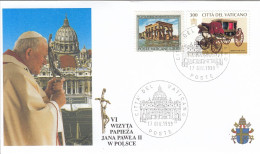 VATICAN Cover 5-60,popes Travel 1999,Poland - Papi