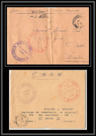 0966 Lot 2 1914/1918 Zemmours Commandant De Cercle Poste De Tiflet 1914 Lettre Cover Occupation Du Maroc - Collections