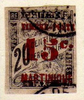 Martinique - (1891) - Timbre Taxe Des Colonies Surcharge 15 C. Sur 20 C.  Oblitere - Oblitérés