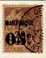Martinique - (1888) - Timbre   Des Colonies Surcharge 05 C. Sur 30 C.   Oblitere - Used Stamps