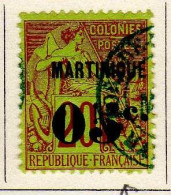 Martinique - (1888) - Timbre   Des Colonies Surcharge 05 C. Sur 20 C.   Oblitere - Oblitérés