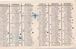 Calendarietto - Anno - 1966 - Tamaño Pequeño : 1961-70