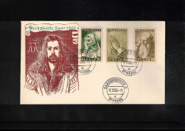 Saar 1955 Albrecht Duerer Paintings  FDC - FDC