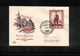 Saar 1955 Tag Der Briefmarke - Stamp Day FDC - FDC