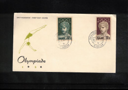 Saar 1956 Olympic Games Melbourne FDC - FDC