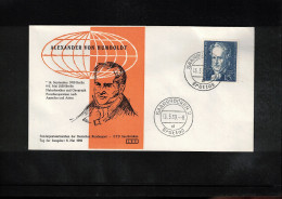 Saar 1959 Alexander Von Humboldt FDC - FDC