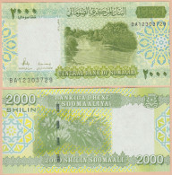 Somalia 2000 Shillings 2010 UNC P#W39 - Somalië