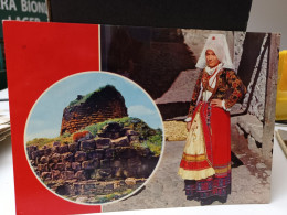 Cartolina Costumi Sardi, Ollolai Provincia Nuoro Anni 1969, Nuraghe - Nuoro