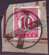 HUNGARY - PORTO - SPEC. CANCEL  ??? - 1929 - Postage Due