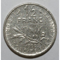 GADOURY 429 - 1/2 FRANC 1966 TYPE SEMEUSE - TB - KM 931.1 - 1/2 Franc