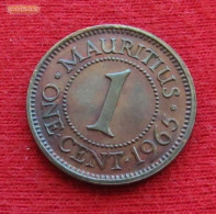 Mauritius 1 Cent 1965 KM# 31 *VT Mauricia Maurice - Mauritius