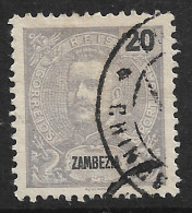 Zambezia – 1898 King Carlos 20 Réis Used Stamp - Zambezië