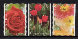 AUSTRALIA 1994  GREETINGS STAMPS " FLOWERS " SET  VFU - Gebruikt