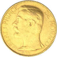 Monaco-100 Francs Or Albert I 1891 Paris - Charles III.