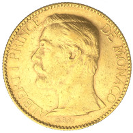 Monaco-100 Francs Or Albert I 1896 Paris - 1819-1922 Onorato V, Carlo III, Alberto I