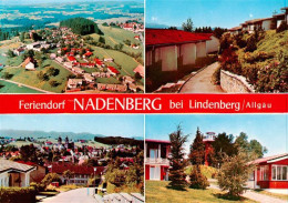 73913955 Lindenberg Allgaeu Fliegeraufnahme Feriendorf Nadenberg Panorama Bungal - Lindenberg I. Allg.