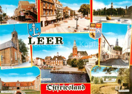 73839537 Leer Ostfriesland Muehlenstrasse Marktplatz Kath Kirche Jugendherberge  - Leer