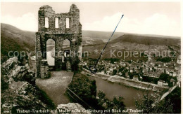 73806168 Traben-Trarbach Mosel Die Graefinburg Mit Blick Auf Traben  - Traben-Trarbach