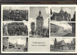 71861987 Recklinghausen Westfalen Rathaus Bahnhof Saalbau Kirche Markt Engelsbur - Recklinghausen