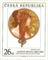 ** 277 Czech Republic Alfons Mucha Brunette 2000 - Unused Stamps