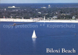 72556386 Biloxi Fliegeraufnahme Strand Hafen Leuchtturm - Sonstige & Ohne Zuordnung