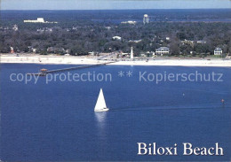 72556386 Biloxi Fliegeraufnahme Strand Hafen Leuchtturm - Altri & Non Classificati