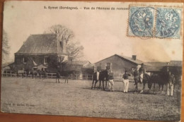 MILITARIA, Cpa De 1907, 24 Dordogne, Eymet Annexe De Remonte De La Palanque Cliché Gillet - Eymet