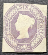 1847 QV 6d DULL LILAC EMBOSSED, MINT/F  SG#59 - Ungebraucht