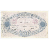 FAY 30/34 - 500 FRANCS BLEU ET ROSE - 16/07/1931 - TRES TRES BEAU - PICK 66 - 500 F 1888-1940 ''Bleu Et Rose''