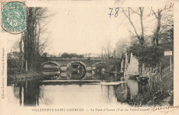 FRANCE - Villeneuves Saint Georges -  Le Pont D'Yerres Vue Du Petit Crosne - Carte Postale Ancienne - Villeneuve Saint Georges