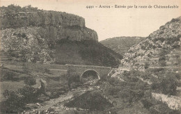 FRANCE - Ampus - Entrée Par La Route De Châteaudouble - Carte Postale Ancienne - Sonstige & Ohne Zuordnung