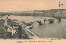 FRANCE - Avignon - Vue Sur Le Pont Saint Bénézet Et Perspective Du Rhône - Carte Postale Ancienne - Avignon