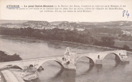 FRANCE - Avignon - Le Pont Bénézet Vu Du Rocher Des Doms - Carte Postale Ancienne - Avignon